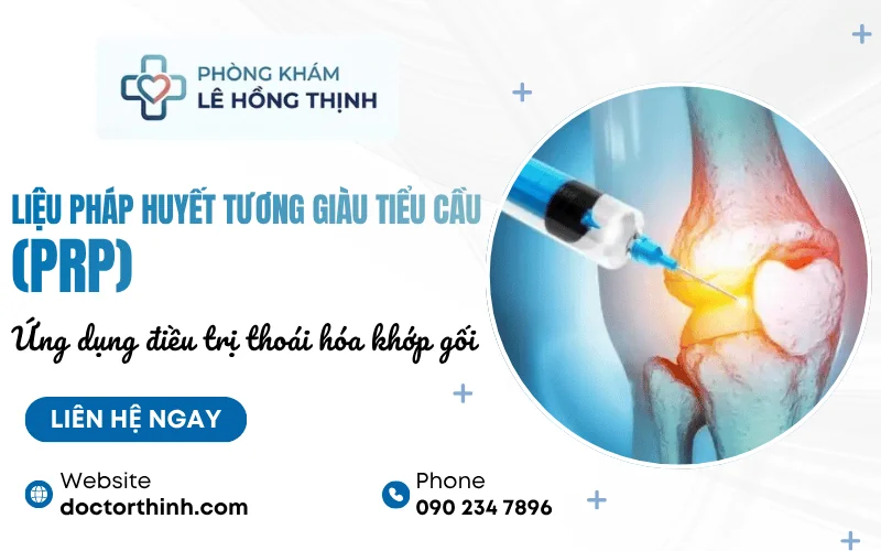 Liệu pháp huyết tương giàu tiểu cầu (PRP)